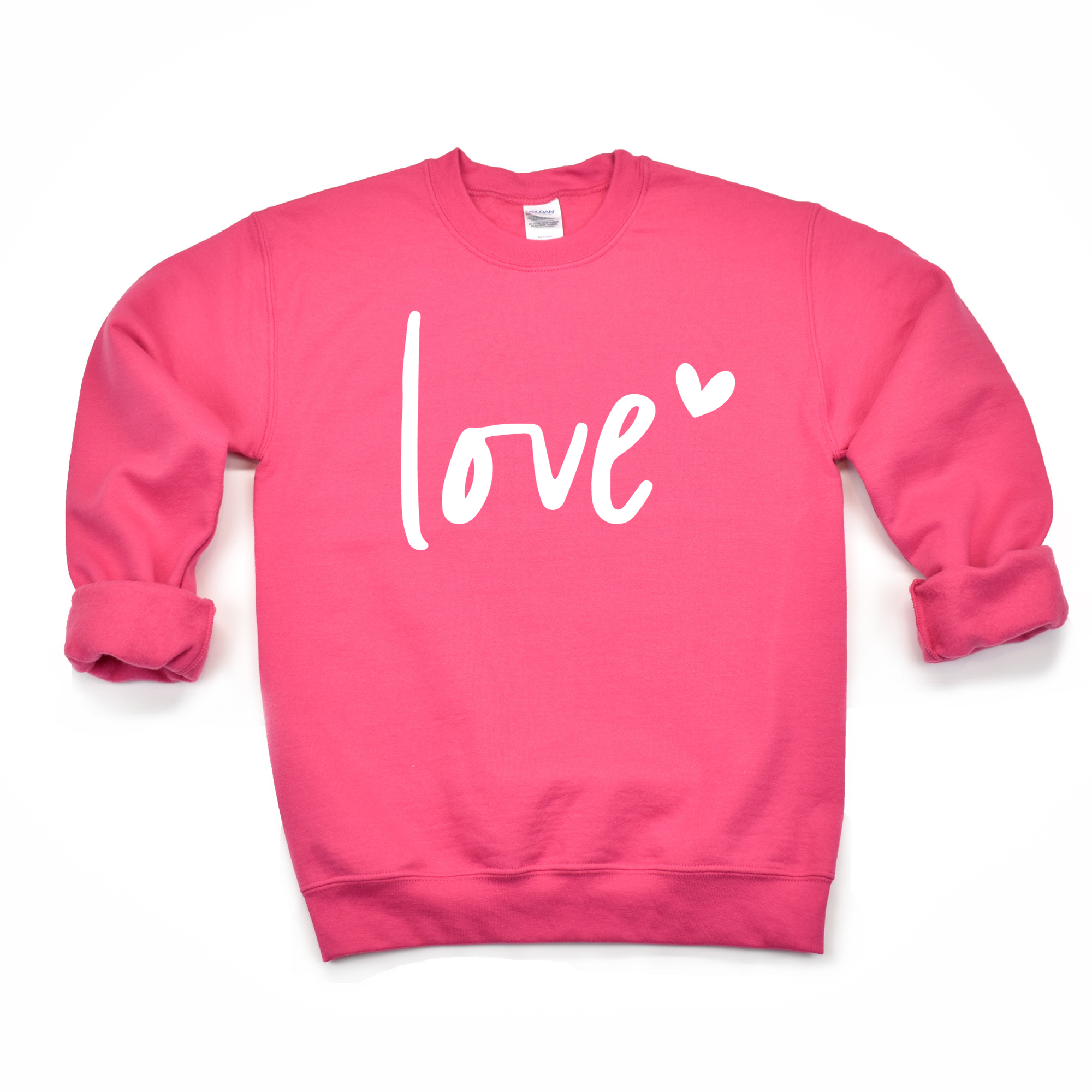 Benny & Ray Apparel - Wholesale Graphic Sweatshirt - Women's - Love XOXO Valentine Adult Crewneck Sweatshirt3