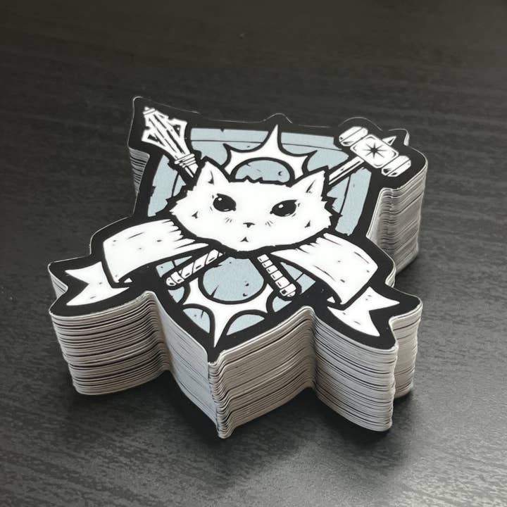 Caverns & Calicos - Wholesale Sticker - Cleric Stickers - 3in.1