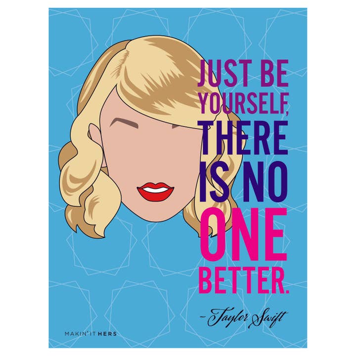 Taylor Swift Inspired Poster for wholesale by Makin' It Hers