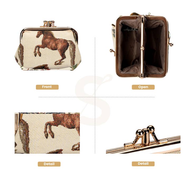 SignareArt - Wholesale Coin Purse - Women's - FRMP-WHISTLE | WHISTLEJACKET COIN CLASP FRAME PURSE WALLET3