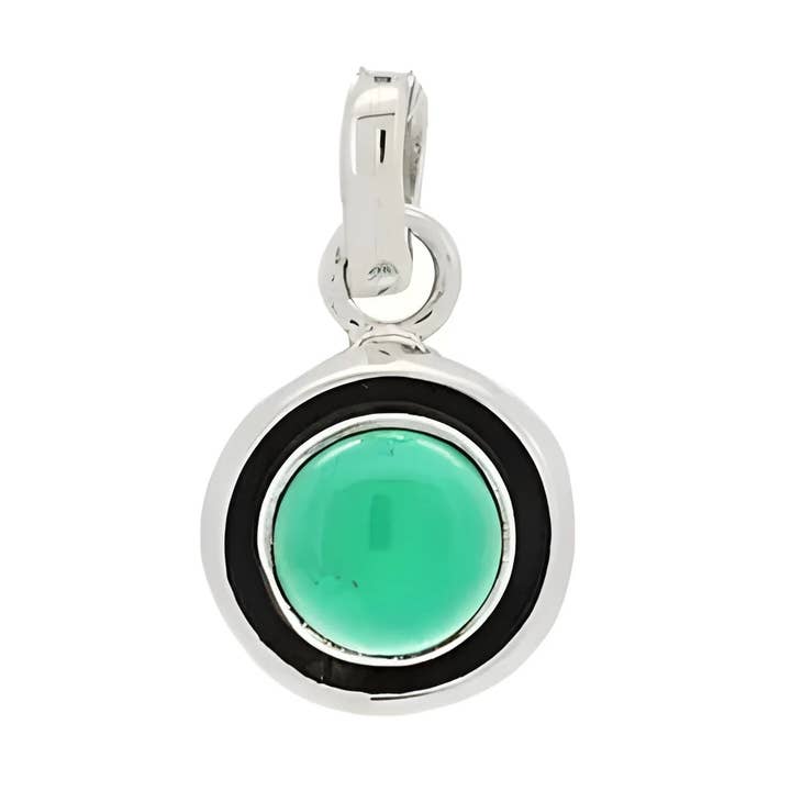 Green Onyx Silver Pendant for wholesale by Amberman