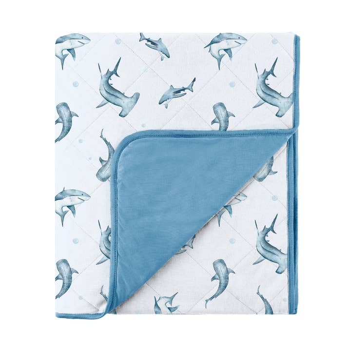 Dream Toddler Blanket - Shark for wholesale by Dreamland Baby