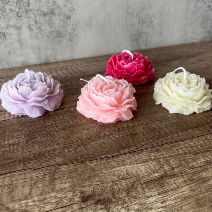 Acute Designs - Wholesale Novelty Candle - Peony Flower Candles