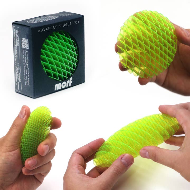 Humango - Wholesale Fidget Toy - Kids - Morf Fidget Worm Green Small