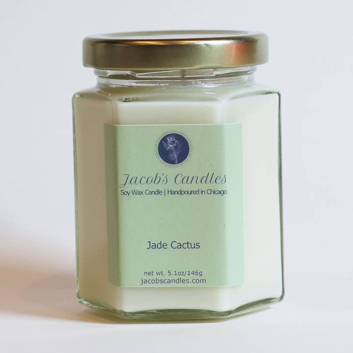 Jade Cactus | Handpoured Soy Wax Candle for wholesale by Jacob’s Candles