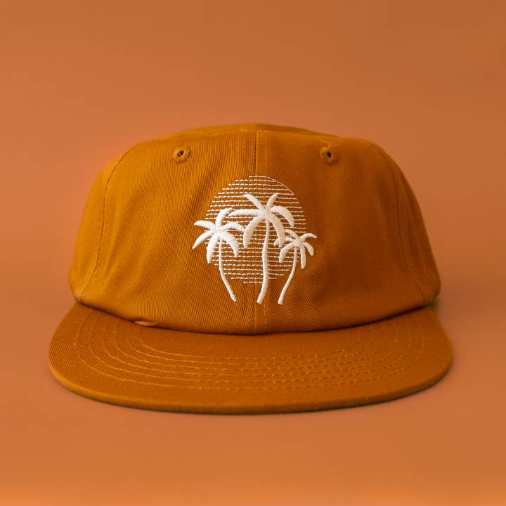 Chapeau à bord plat Palm Sunset pour la vente par Sunshine Studios