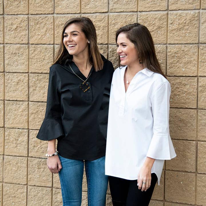 Mainstreet Collection – wholesale Tröja med knappar – Dam – Flair skjorta1