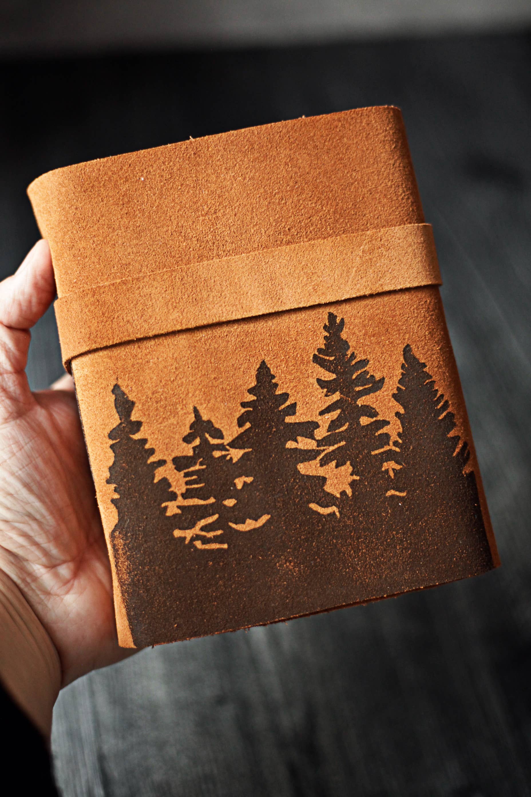 Wayfaring Goods - Wholesale Journal/Diary - Tree Journal - Pine Forest Leather Journal2