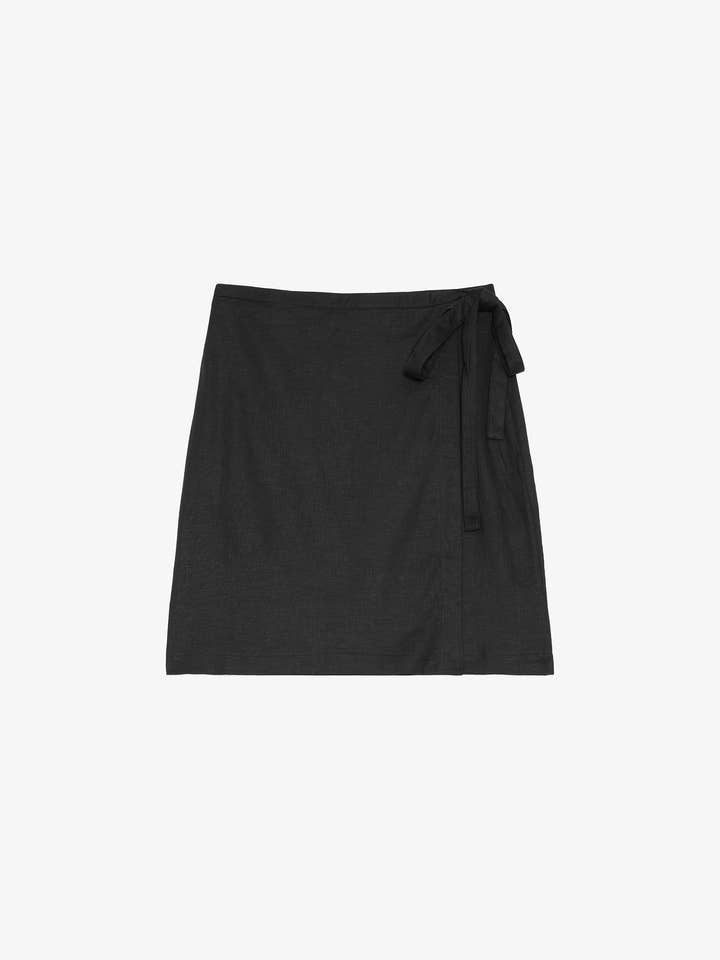 Nitah - Venta al por mayor Falda - Mujer - Falda cruzada de lino Rania1