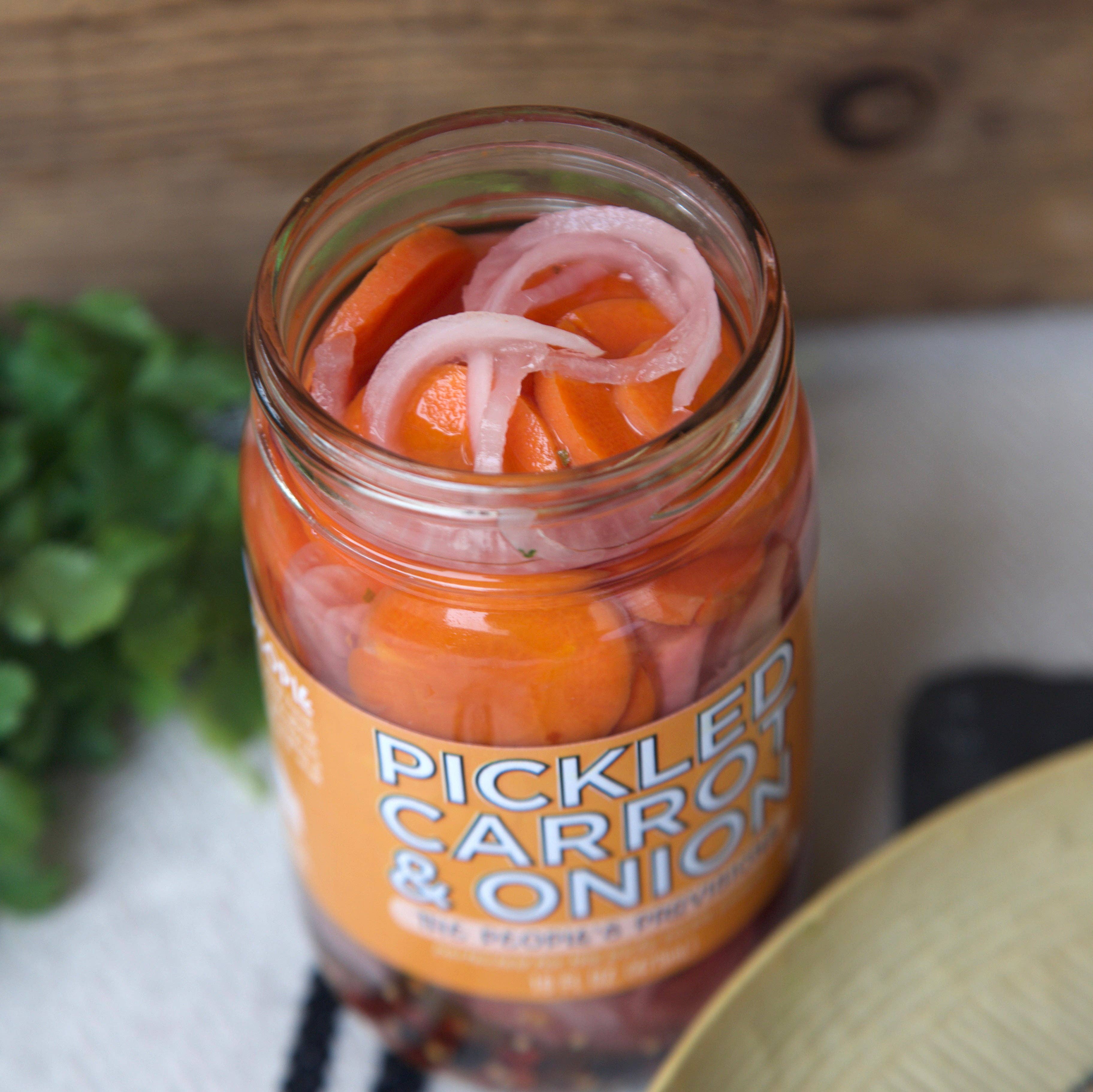 The People's Provisions - Wholesale Pickled Vegetables - Pickled Carrot & Onion 16oz1
