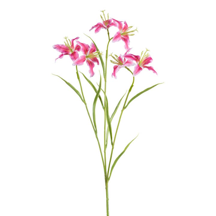 GASPER GmbH – Großhandel Künstliche Blumen – Lilienzweig, 64cm