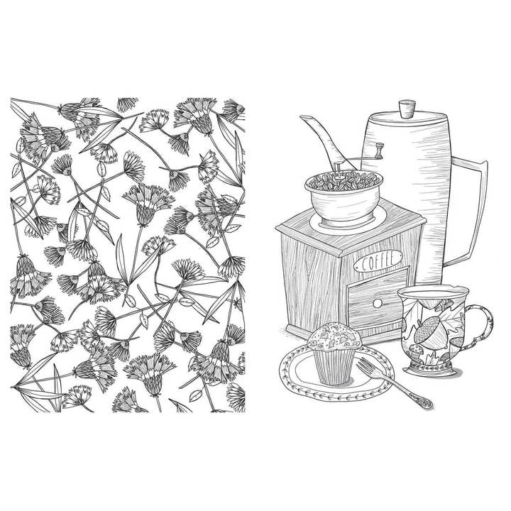 Simon & Schuster - Wholesale Coloring & Activity Book - Adult - Cottagecore Galore by Katie Vaz4