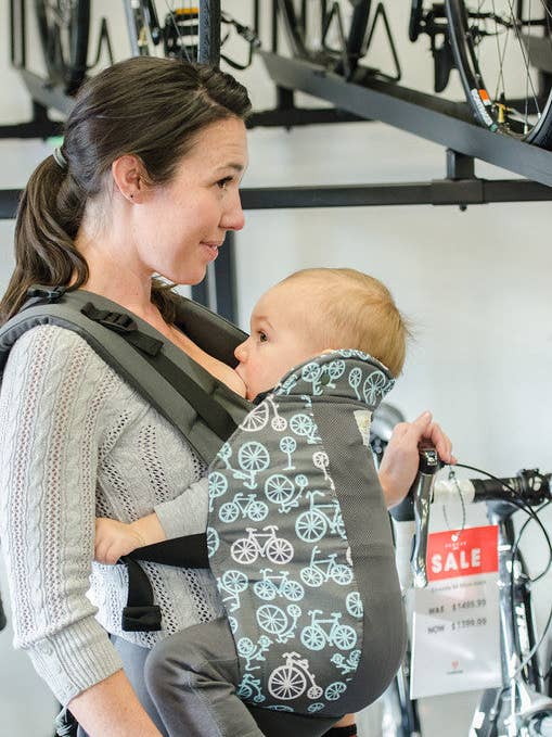 Bikes with Koolnit- Standard Kinderpack for wholesale by Kinderpack Baby Carriers