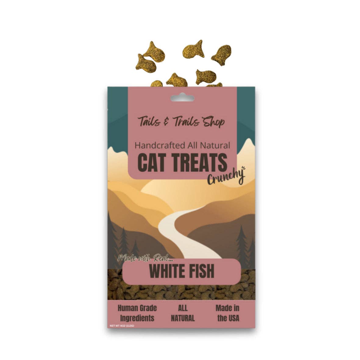 Tails and Trails - Wholesale Pet Treats - Cat - WHITE FISH1