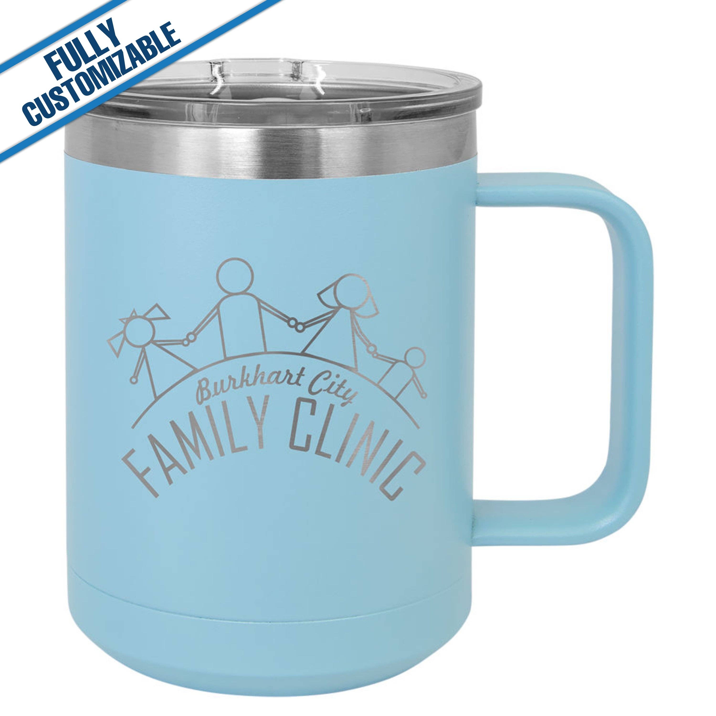 GiftWorksPlus - Vente Gourde/bouteille isotherme - 15 oz. Mug de voyage gravé entièrement personnalisable6