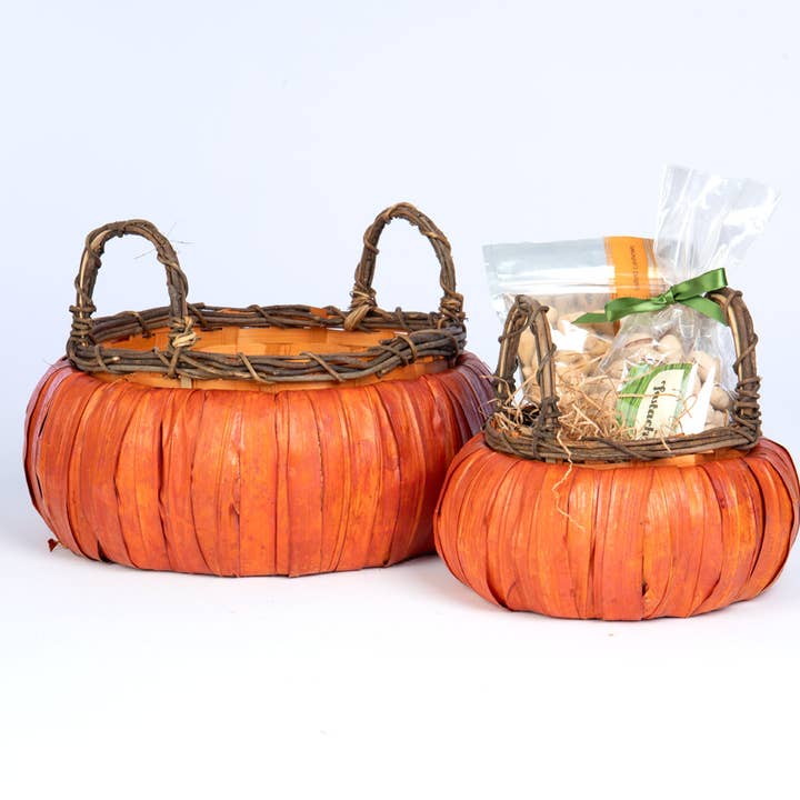 Willow Group - Wholesale Basket - S/2 RD CHIPWOOD SH