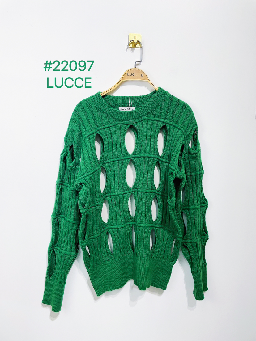 LUCCE - Vendita all'ingrosso Maglione tricot - Donna - Maglione traforato - PU220974