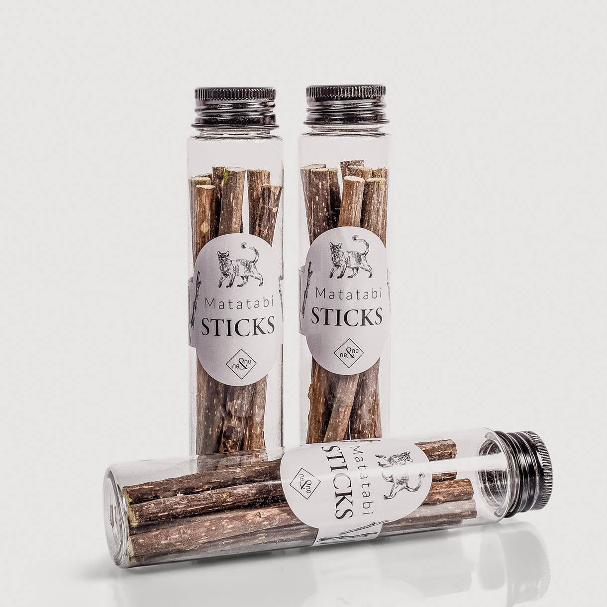 ne&no – Engroshandel Legetøj - Kat – ne&no® Matatabi pinde til katte - sæt med 3 - i gaveæske6