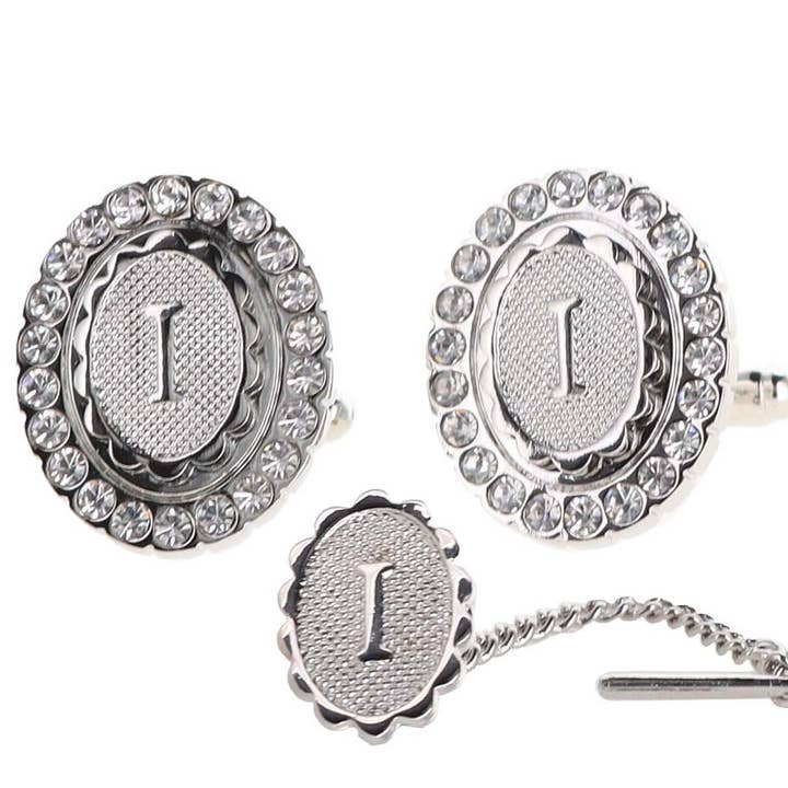 Dubal Brothers - Vendita all'ingrosso Gemelli - Gemelli e fermacravatte Vittorio Vico Bling iniziali: dalla A alla Z di Classy Cufflinks33