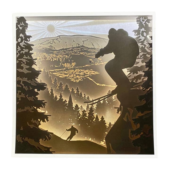 Imprimé skieur des neiges pour la vente par Daydreams and Joy