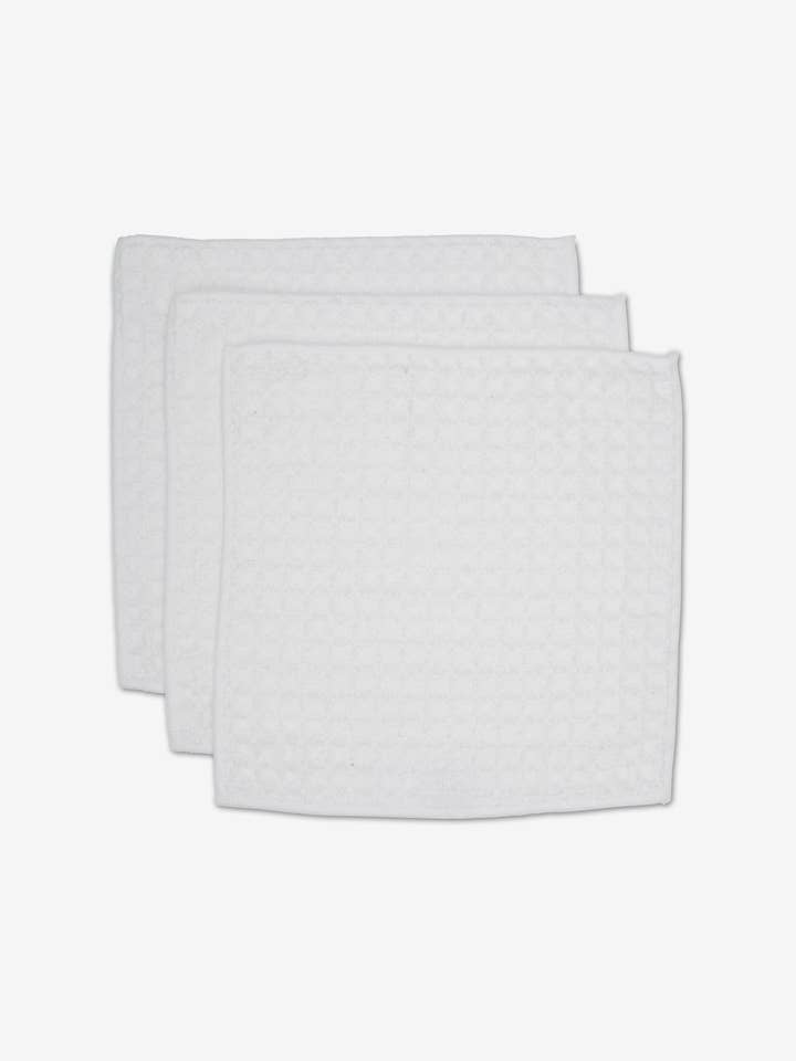 Cloud Waffle Washcloth Set for wholesale by Geometry