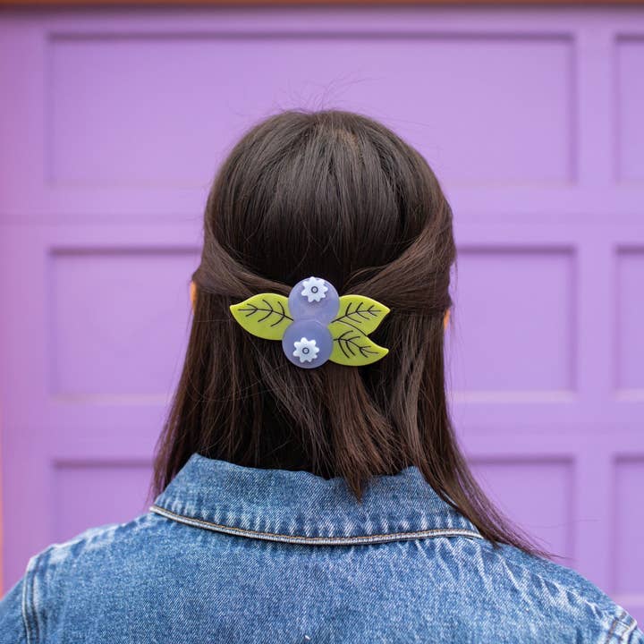 Jenny Lemons - Wholesale Barret - Dames - Bosbessen Franse barrette
