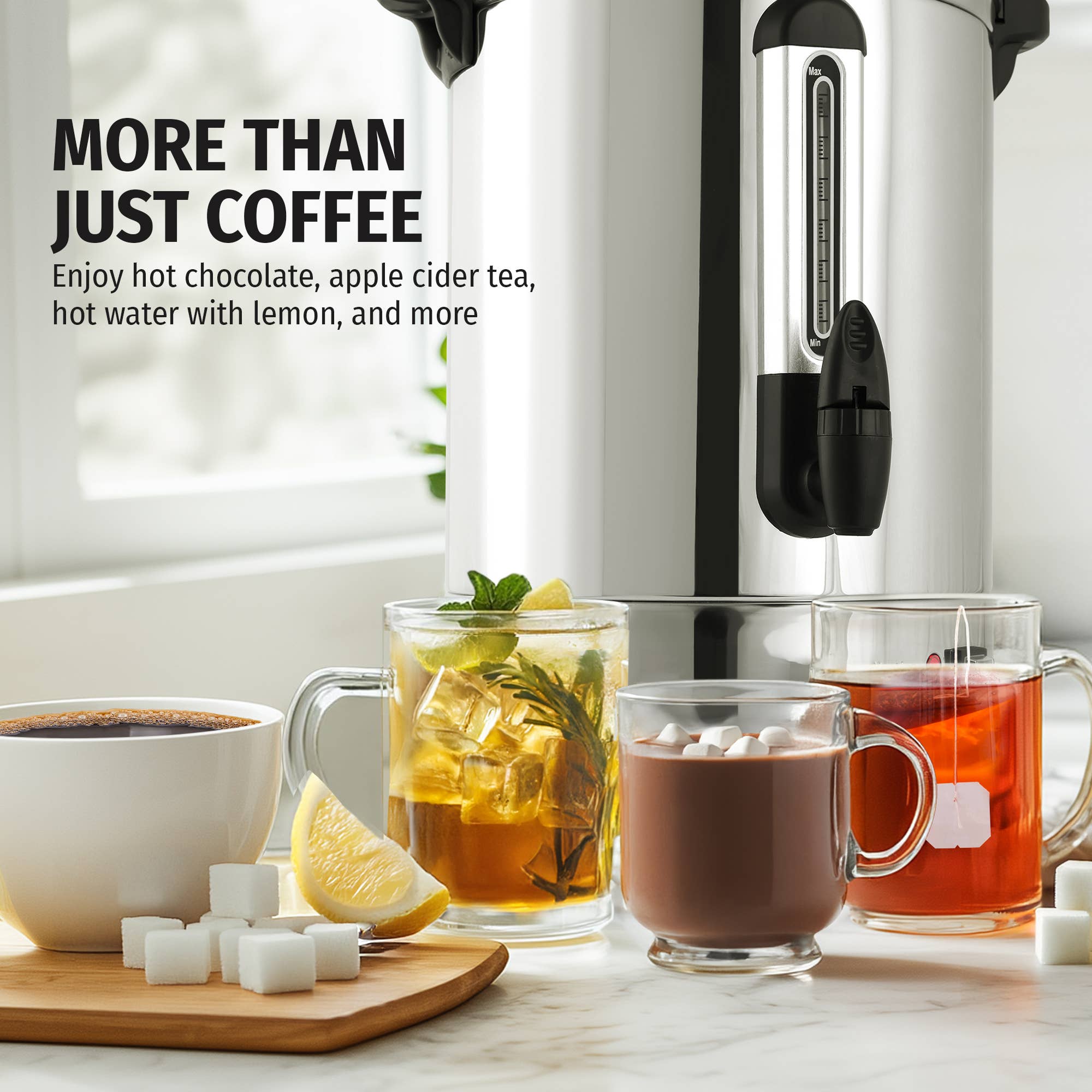 Zulay Kitchen - Wholesale Coffee Machine - 100-Cup Commercial Coffee Urn – Stainless Steel Percolator1