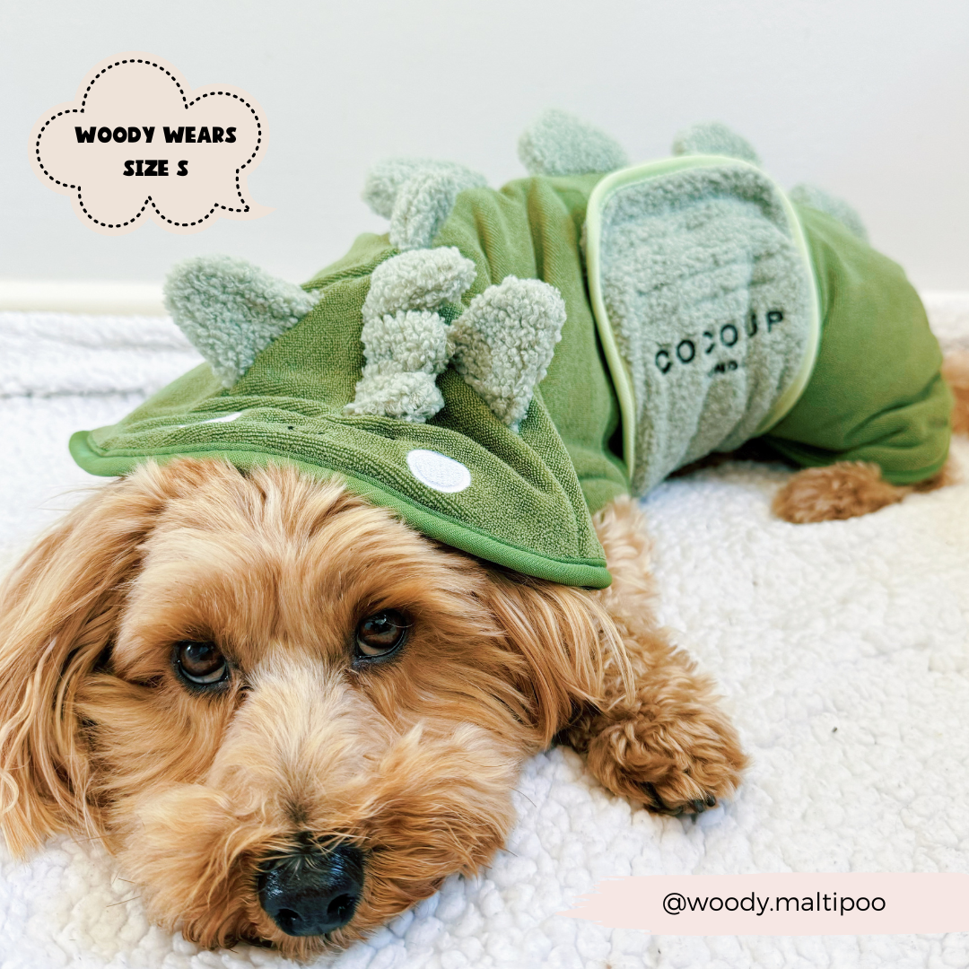 Cocopup London - Wholesale Pet Hoodie - Dog - Dinopup Drying Robe8