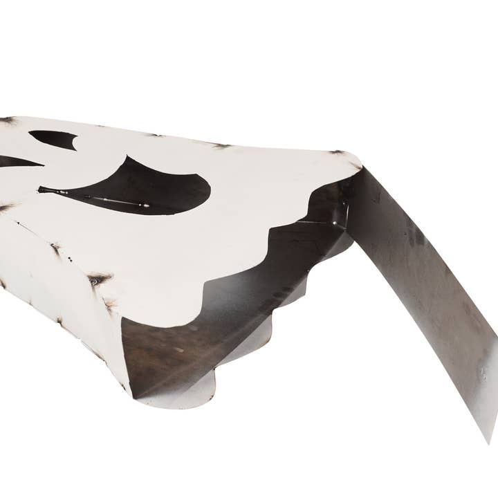 My Amigos Imports - Wholesale Outdoor Ornament/Decor - Halloween White Ghosts-Set 3-Metal-Garden-Nesting-White-$6411