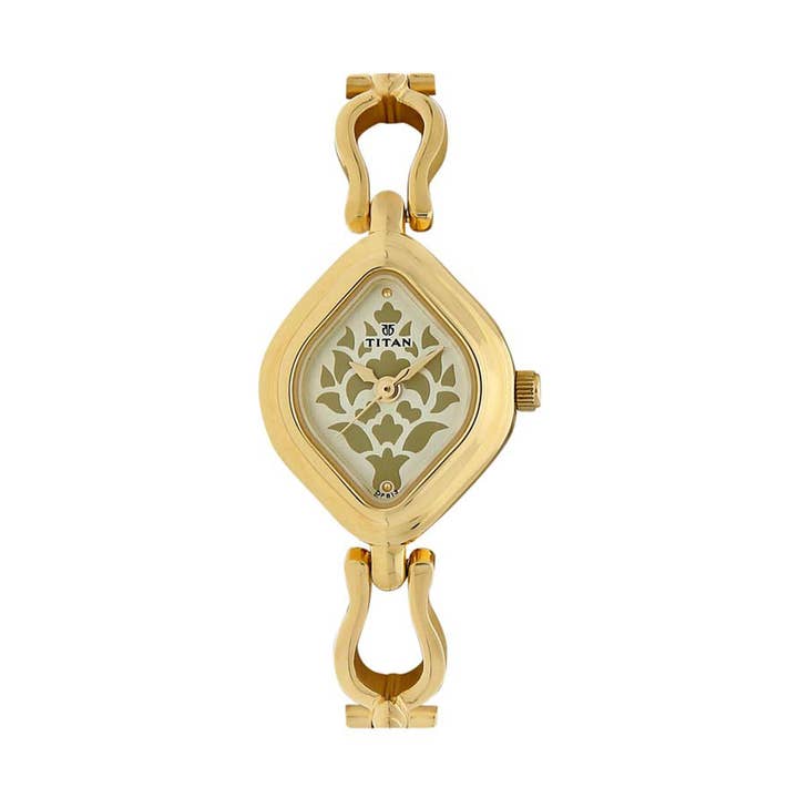 Titan - Wholesale Wrist Watch - Women's - Titan Quartz Analog Champagne Dial Stainless Steel Strap Watch for Women0