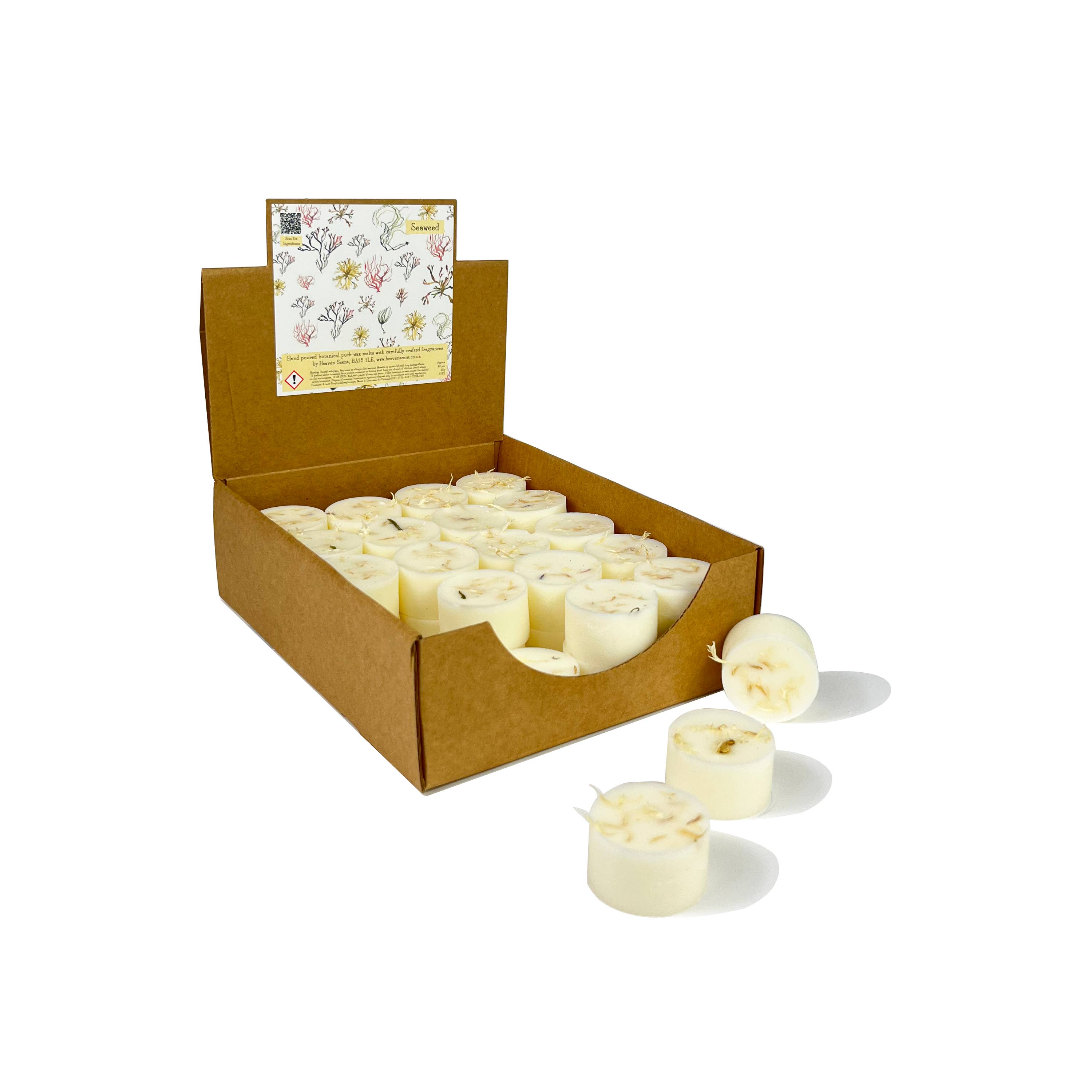 Heaven Scent Incense Ltd - Vente Fondants - Nouveauté ! Boîte de 40 fondants de cire botaniques 20 g gamme été5