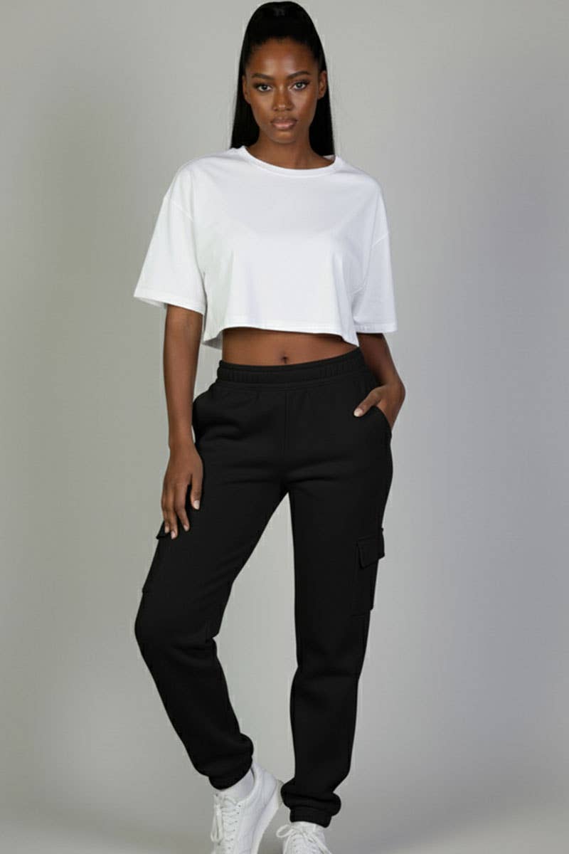 CAPELLA APPAREL - Wholesale Athletic Sweatpants/Joggers - Women's - Side Pocket Drawstring Waist Sweatpants0