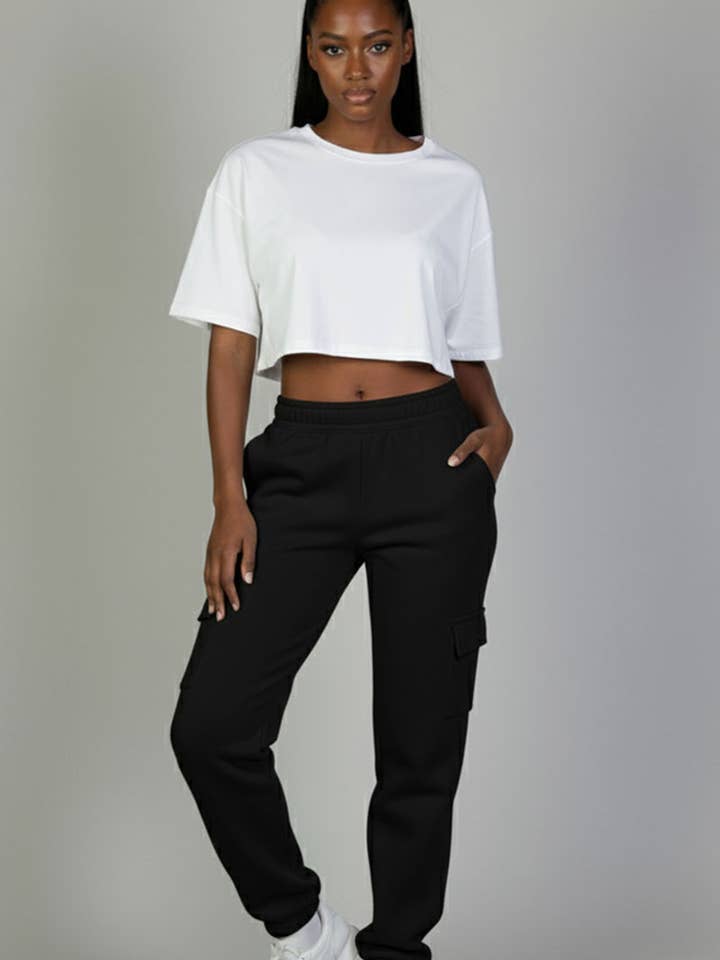 CAPELLA APPAREL - Wholesale Athletic Sweatpants/Joggers - Women's - Side Pocket Drawstring Waist Sweatpants