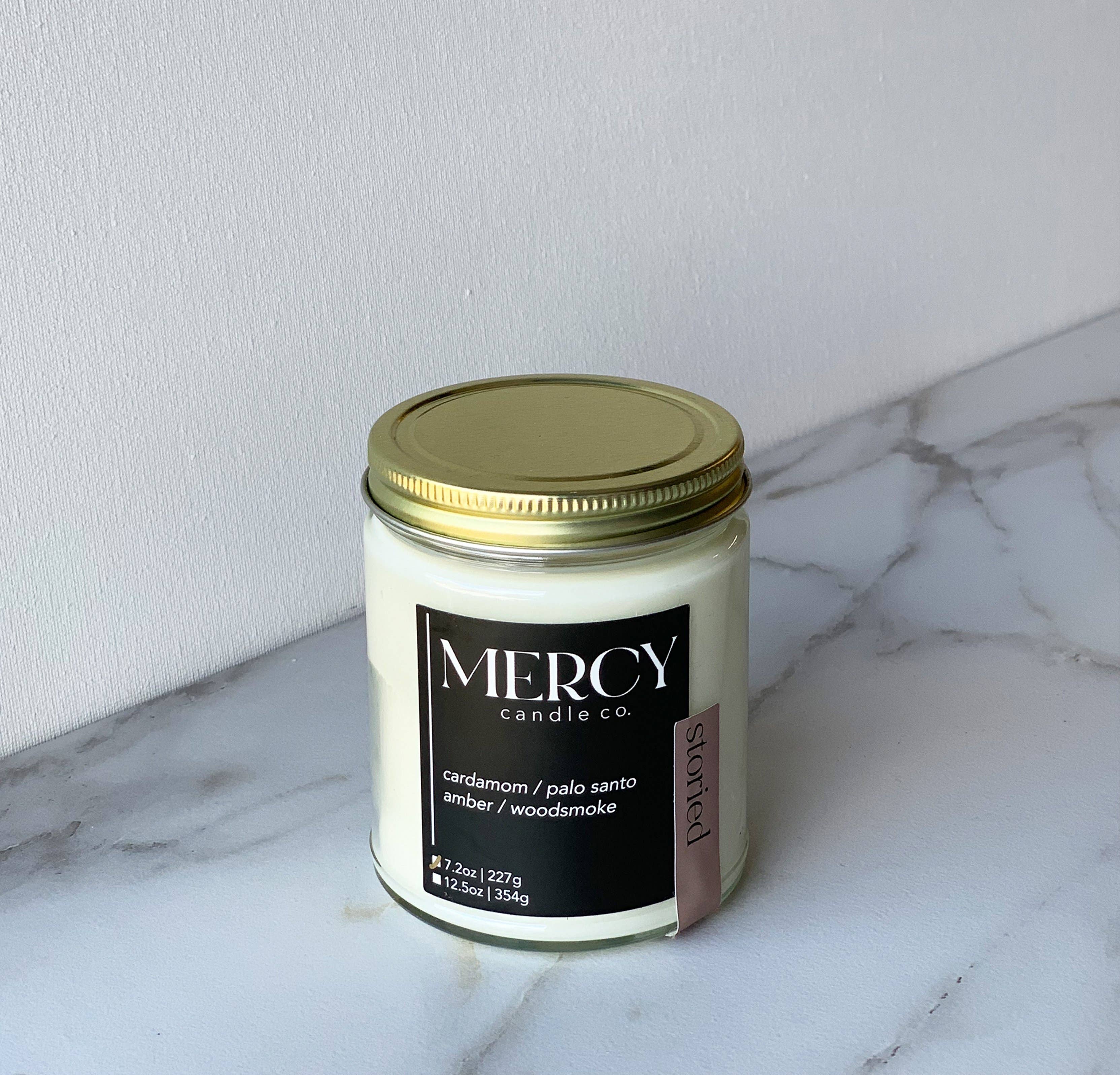 Mercy Candle Co. - Wholesale Jar/Filled Candle - Storied Signature Candle0