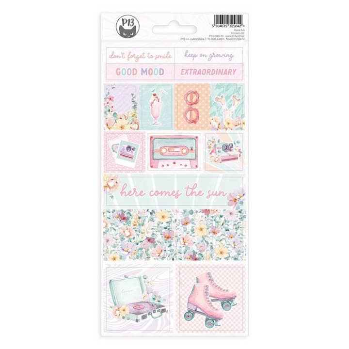 Sticker Sheet Have Fun 02, 10,5 X 23Cm for wholesale by P13