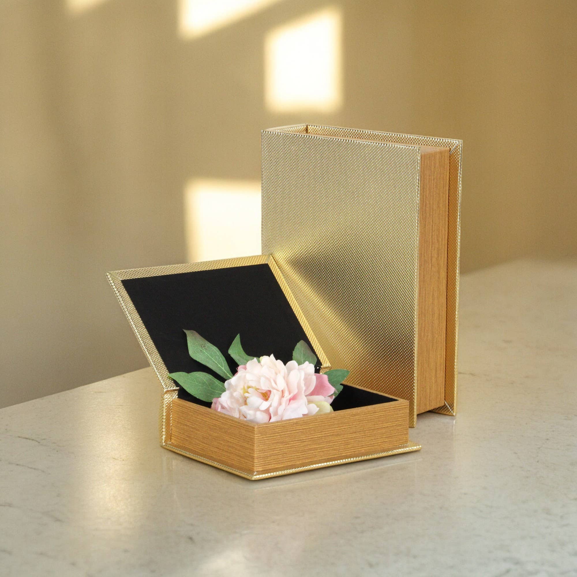 Cheungs Home Decor – Großhandel Dekoschachteln – Liniva Buchbox-Set mit gewebtem Muster aus Vinyl9