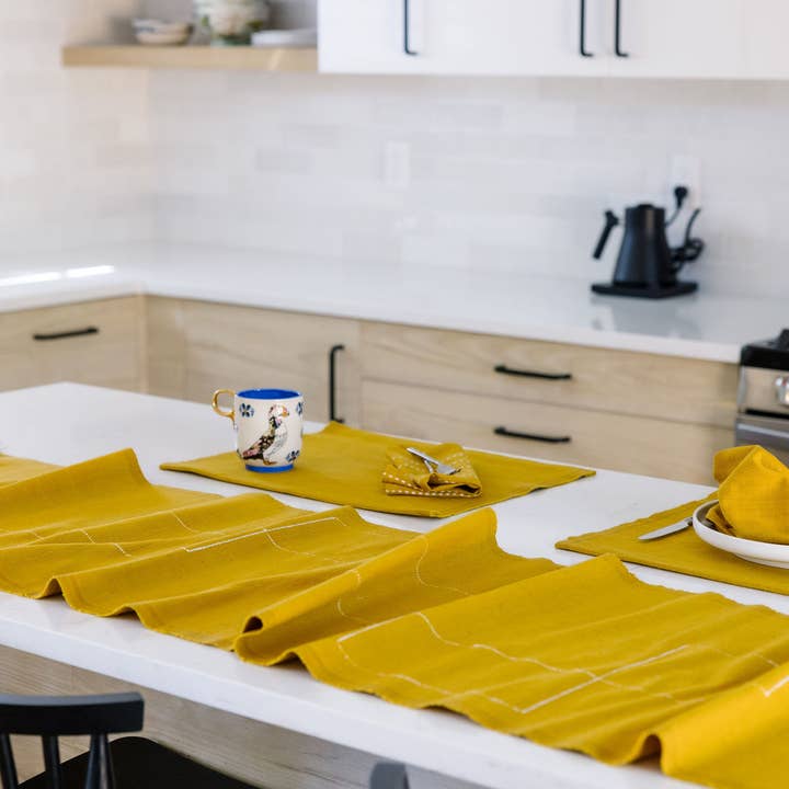 Sabahar - Wholesale Table Runner - Rift Valley Handwoven Ethiopian Cotton Table Runner11