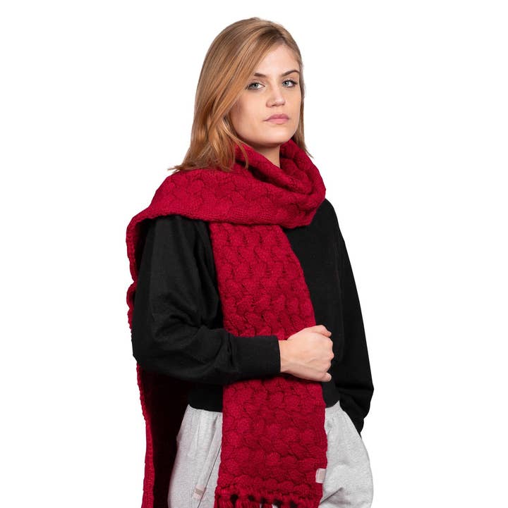 LATTELOVE - Wholesale Scarf - Women's - Twisted Texture Cozy Scarf