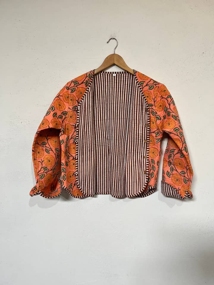 Ayras World - Wholesale Jacket - Women's - Ivera Reversible Cotton Quilted Jacket4