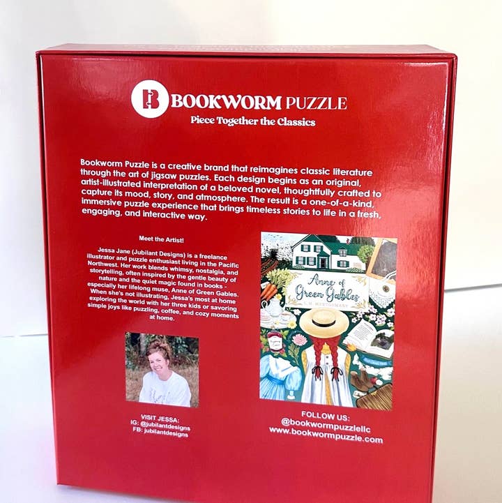 Bookworm Puzzle - Wholesale Puzzle - Adult - ANNE OF GREEN GABLES -500 PIECE JIGSAW PUZZLE1