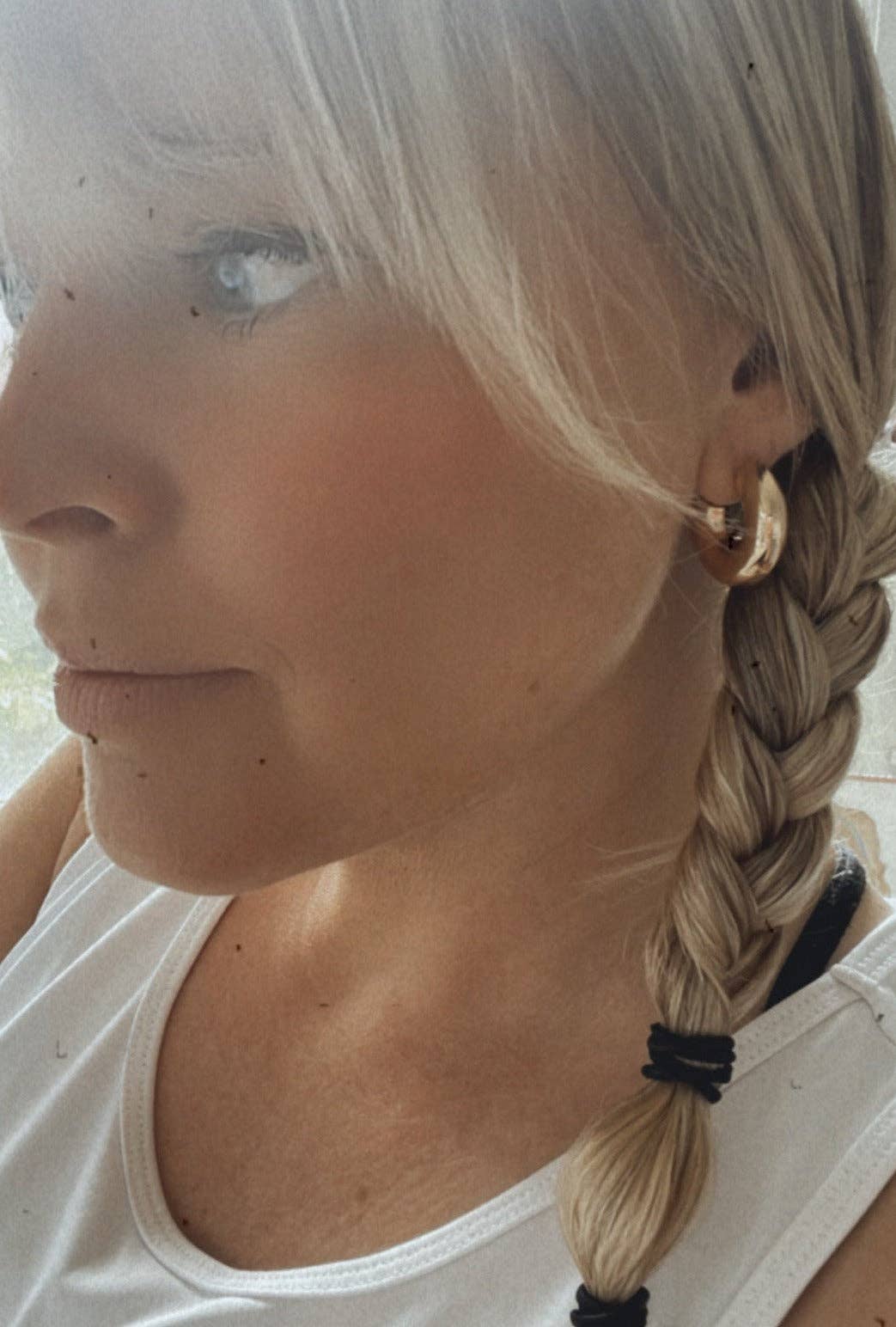 bungalowBlonde Jewelry - Vente Créoles - Créoles au bord de la piscine : en or 18 carats2