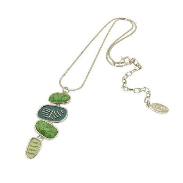 Green Drop Necklace for wholesale by Miss Milly Limited