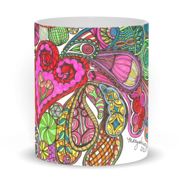 Tasses Cavalcade d'Amour pour la vente par Mary O's Imagination