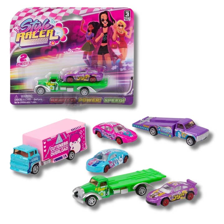 Christmas Die Cast Racer Car Kids Toy- Assorted for wholesale by JSBlueRidge Toys