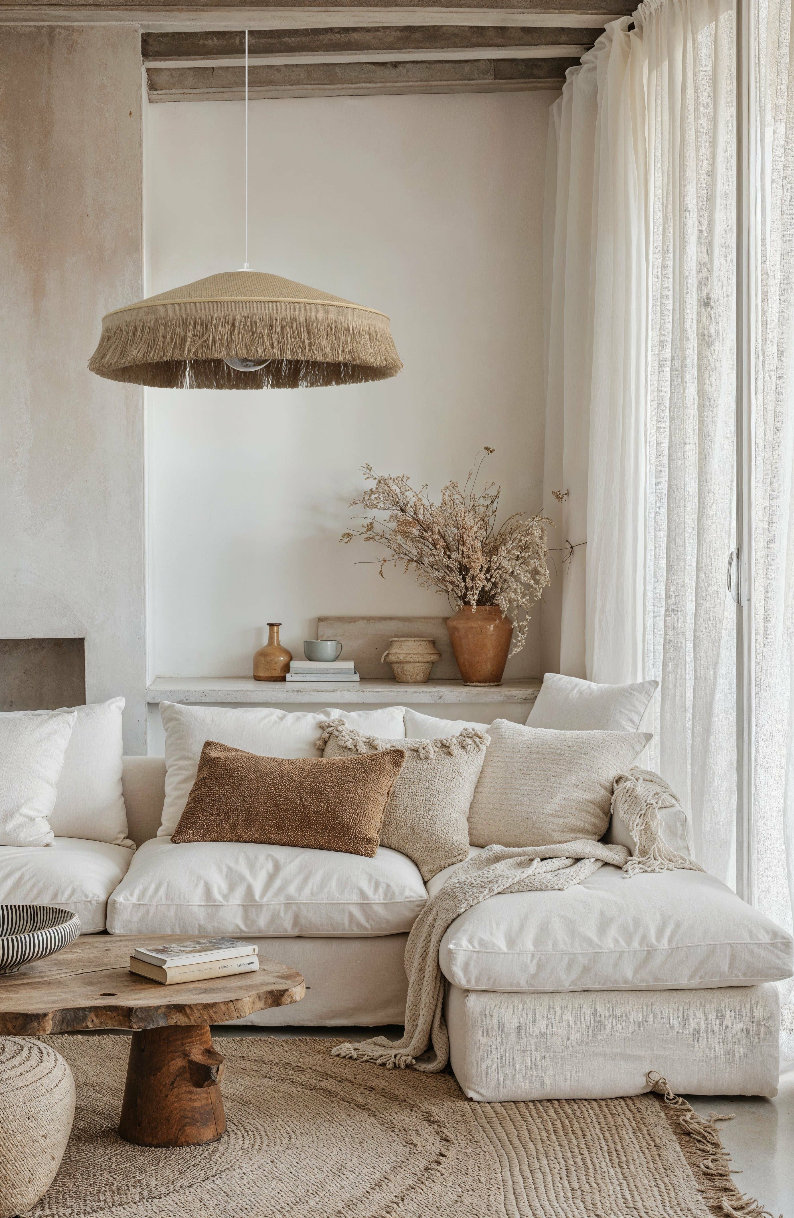 SEYNAVE - Vendita all'ingrosso Lampadario/lampada a sospensione - Sospensione in sisal BOHEME D58cm1