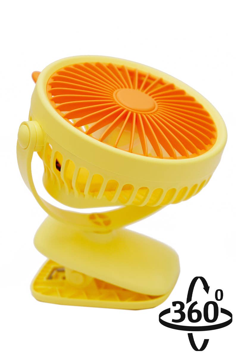 Cap Zone - Wholesale Handheld Electric Fan - Clip-On Rechargeable Portable Small Desk Fan2