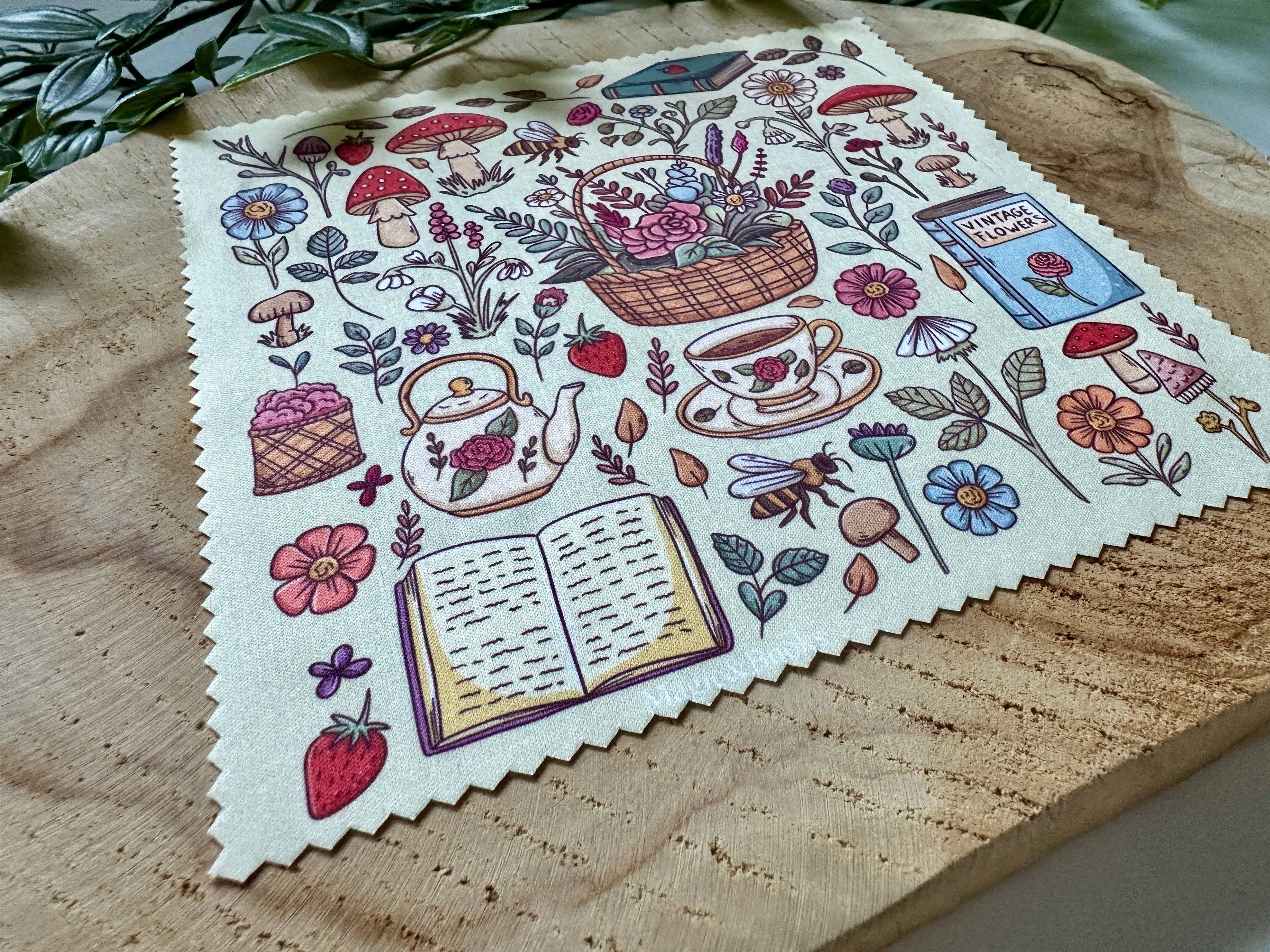 Magic&Books - Wholesale Cleaning Cloth - Cottage Core Cleaning Cloth1