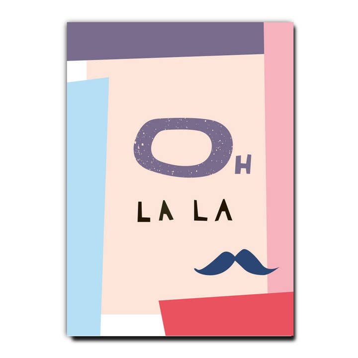 Postal Oh lala por atacado de Fritzante