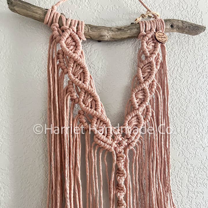 Medium Macramé Wall Hanging – 30+ Colors for wholesale by Harriet Handmade Co.