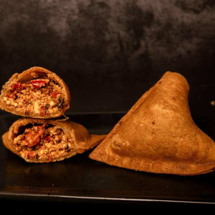 Paneer Samosa Pocket (Fully cooked) for wholesale by Seattle Samosa LLC